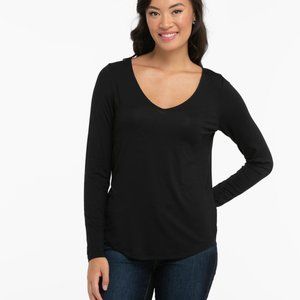 Long Sleeve V-Neck Tee